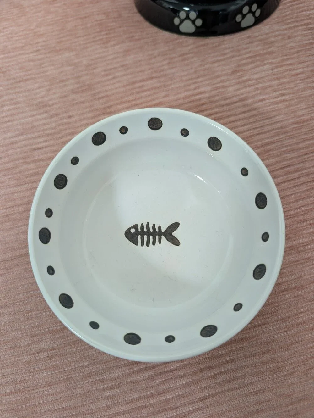Cat Ceramic Slow Feeders And Water Bowls Set